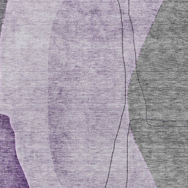 Homeroots 3' Brown Taupe And Beige Abstract Washable Indoor Outdoor Area Rug For Stylish Home Décor 9' X 12' Polyester 582030