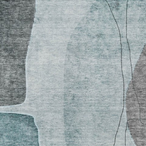 Homeroots 3' Brown Taupe And Beige Abstract Washable Indoor Outdoor Area Rug For Stylish Home Décor 5' X 8' Polyester 582033