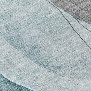 Homeroots 3' Brown Taupe And Beige Abstract Washable Indoor Outdoor Area Rug For Stylish Home Décor 8' Round Polyester 582034