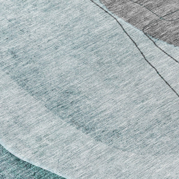 Homeroots 3' Brown Taupe And Beige Abstract Washable Indoor Outdoor Area Rug For Stylish Home Décor 8' Round Polyester 582034