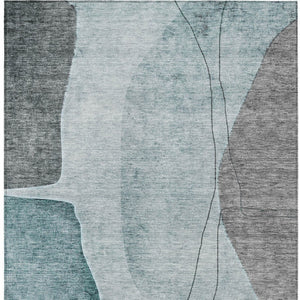 Homeroots 3' Brown Taupe And Beige Abstract Washable Indoor Outdoor Area Rug For Stylish Home Décor 8' X 10' Polyester 582035