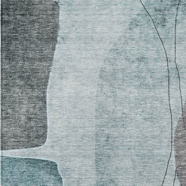 Homeroots 3' Brown Taupe And Beige Abstract Washable Indoor Outdoor Area Rug For Stylish Home Décor 8' X 10' Polyester 582035