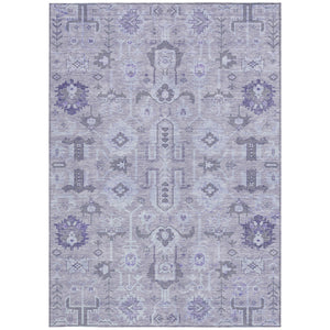 Homeroots 3' Stylish Artichoke Green Oriental Washable Area Rug For Indoor & Outdoor Use, Durable Design 3' X 5' Polyester 582092