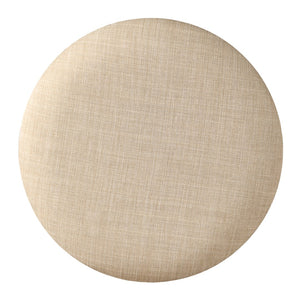 OSP Home Furnishings Round Backless Swivel Stool - Set of 2 Beige / White Washed