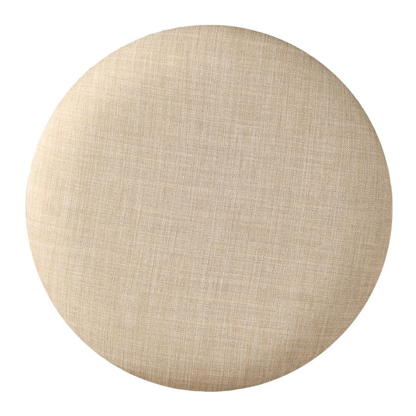 OSP Home Furnishings Round Backless Swivel Stool - Set of 2 Beige / White Washed