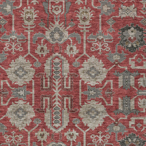 Homeroots 3' Stylish Artichoke Green Oriental Washable Area Rug For Indoor & Outdoor Use, Durable Design 8' X 10' Polyester 582131