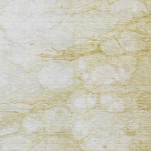 Homeroots 3' Artichoke Green Abstract Area Rug - Washable Indoor/Outdoor, Stain-resistant, Stylish Design 9' X 12' Polyester 582204