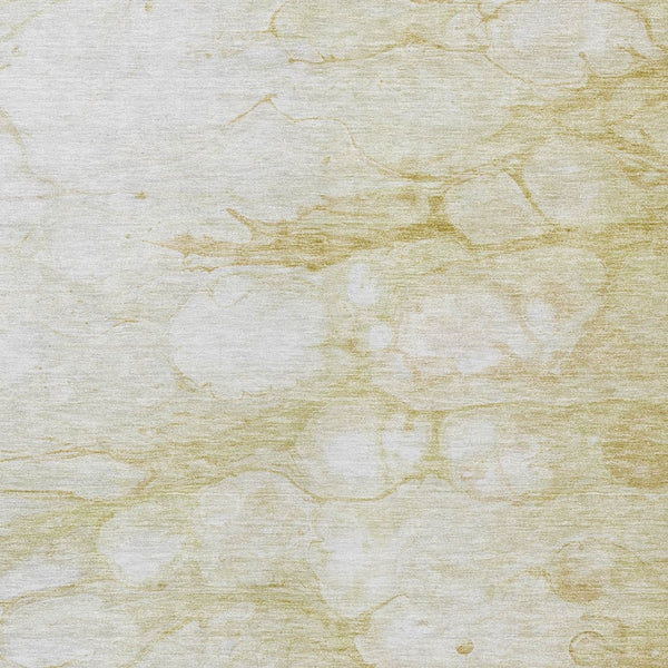 Homeroots 3' Artichoke Green Abstract Area Rug - Washable Indoor/Outdoor, Stain-resistant, Stylish Design 9' X 12' Polyester 582204