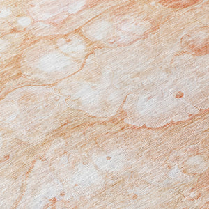 Homeroots 3' Artichoke Green Abstract Area Rug - Washable Indoor/Outdoor, Stain-resistant, Stylish Design 8' Round Polyester 582208