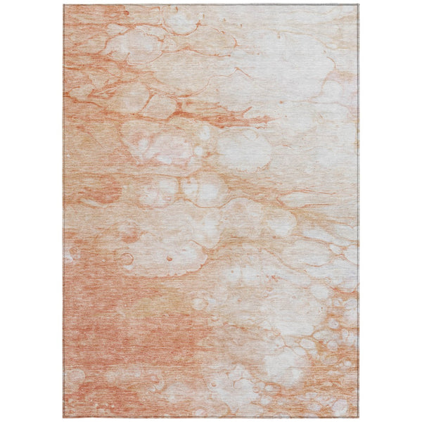 Homeroots 3' Artichoke Green Abstract Area Rug - Washable Indoor/Outdoor, Stain-resistant, Stylish Design 8' X 10' Polyester 582209