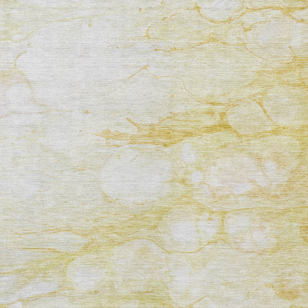 Homeroots 3' Artichoke Green Abstract Area Rug - Washable Indoor/Outdoor, Stain-resistant, Stylish Design 8' X 10' Polyester 582215