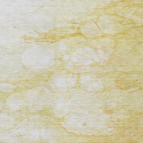 Homeroots 3' Artichoke Green Abstract Area Rug - Washable Indoor/Outdoor, Stain-resistant, Stylish Design 9' X 12' Polyester 582216