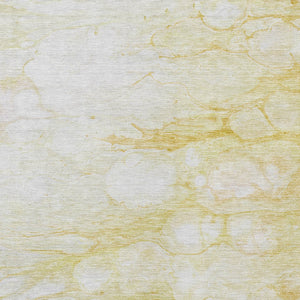 Homeroots 3' Artichoke Green Abstract Area Rug - Washable Indoor/Outdoor, Stain-resistant, Stylish Design 10' X 14' Polyester 582217