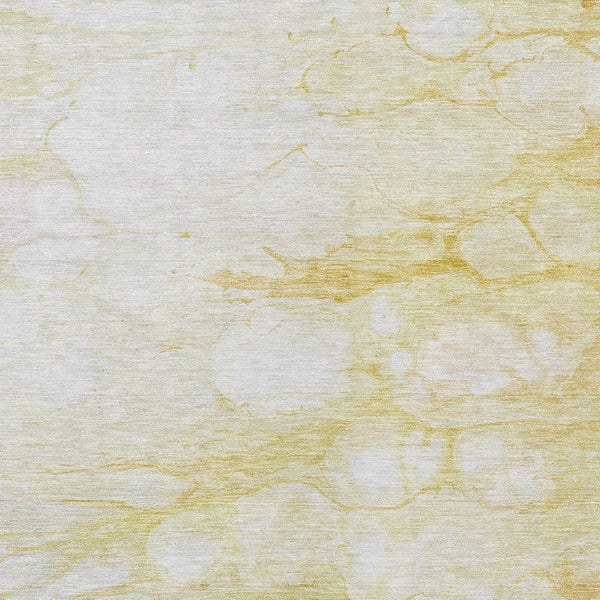 Homeroots 3' Artichoke Green Abstract Area Rug - Washable Indoor/Outdoor, Stain-resistant, Stylish Design 10' X 14' Polyester 582217