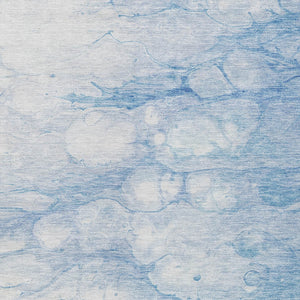 Homeroots 3' Artichoke Green Abstract Area Rug - Washable Indoor/Outdoor, Stain-resistant, Stylish Design 3' X 5' Polyester 582218