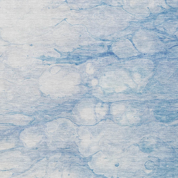 Homeroots 3' Artichoke Green Abstract Area Rug - Washable Indoor/Outdoor, Stain-resistant, Stylish Design 3' X 5' Polyester 582218