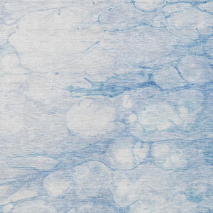 Homeroots 3' Artichoke Green Abstract Area Rug - Washable Indoor/Outdoor, Stain-resistant, Stylish Design 5' X 8' Polyester 582219