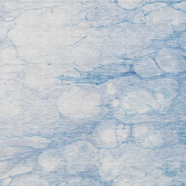 Homeroots 3' Artichoke Green Abstract Area Rug - Washable Indoor/Outdoor, Stain-resistant, Stylish Design 5' X 8' Polyester 582219