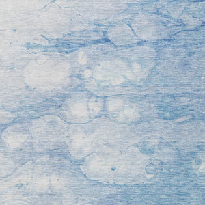 Homeroots 3' Artichoke Green Abstract Area Rug - Washable Indoor/Outdoor, Stain-resistant, Stylish Design 8' X 10' Polyester 582221