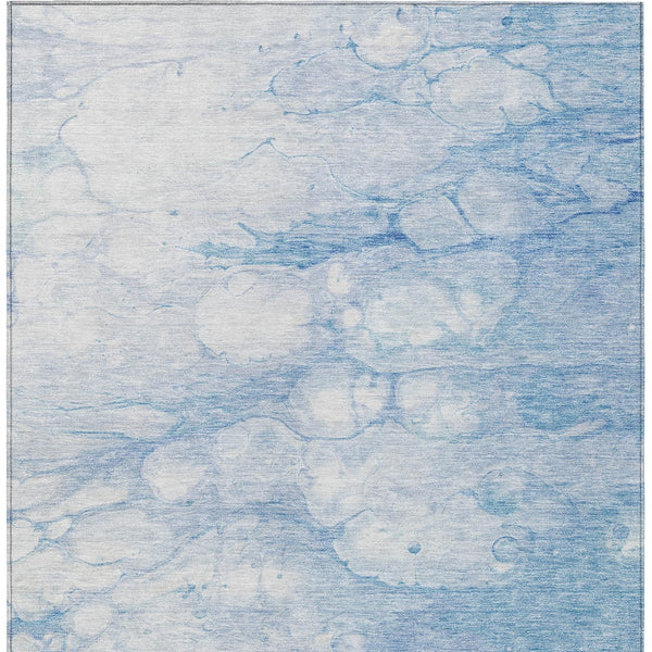 Homeroots 3' Artichoke Green Abstract Area Rug - Washable Indoor/Outdoor, Stain-resistant, Stylish Design 10' X 14' Polyester 582223