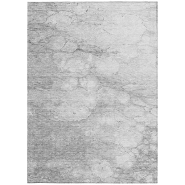 Homeroots 3' Artichoke Green Abstract Area Rug - Washable Indoor/Outdoor, Stain-resistant, Stylish Design 10' X 14' Polyester 582229