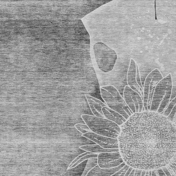 Homeroots 3' Artichoke Green Floral Washable Area Rug For Indoor And Outdoor Spaces - Stylish & Durable 10' X 14' Polyester 582253