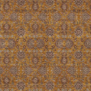 Homeroots 3' Chocolate And Gray Floral Washable Area Rug For Indoor And Outdoor Spaces, Durable Design 3' X 5' Polyester 582266