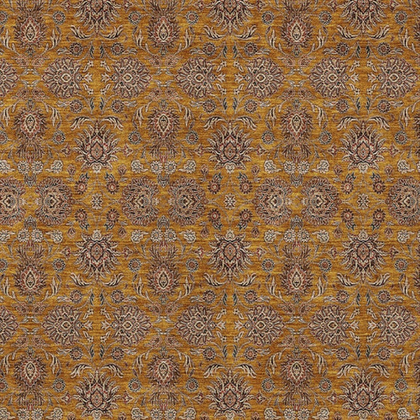 Homeroots 3' Chocolate And Gray Floral Washable Area Rug For Indoor And Outdoor Spaces, Durable Design 3' X 5' Polyester 582266