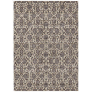 HomeRoots 5' Elegant Floral Indoor Outdoor Area Rug – Durable, Washable, Stain-Resistant, Perfect for Any Space 5' X 8' 582279