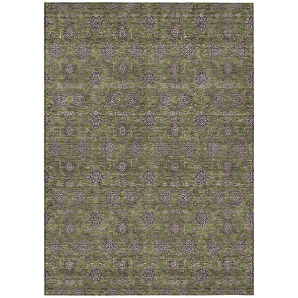 HomeRoots 9' Timeless Floral Washable Area Rug for Indoor & Outdoor Use - Durable, Stylish & Easy to Clean 9' X 12' 582300