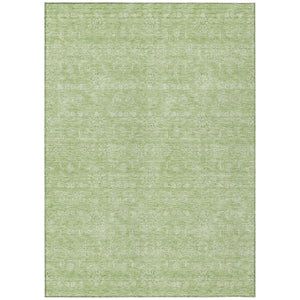 HomeRoots 9' Floral Area Rug in Artichoke Green, Mint Green & Ivory – Durable, Washable for Indoor/Outdoor Use 9' X 12' 582318