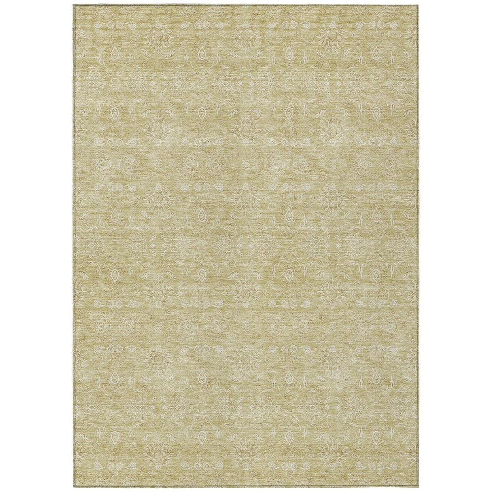 HomeRoots 9' Timeless Floral Washable Area Rug for Indoor and Outdoor Use - Durable, Stain-Resistant Design 9' X 12' 582330