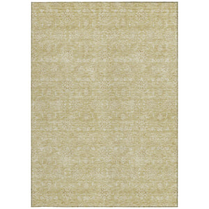 Homeroots 3' Floral Washable Area Rug In Artichoke Green Mint Green & Ivory For Indoor/Outdoor Spaces 10' X 14' Polyester 582331