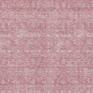 Homeroots 3' Floral Washable Area Rug In Artichoke Green Mint Green & Ivory For Indoor/Outdoor Spaces 5' X 8' Polyester 582333