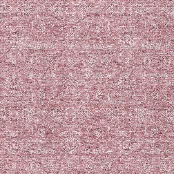 Homeroots 3' Floral Washable Area Rug In Artichoke Green Mint Green & Ivory For Indoor/Outdoor Spaces 8' X 10' Polyester 582335