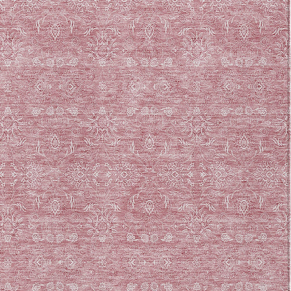 Homeroots 3' Floral Washable Area Rug In Artichoke Green Mint Green & Ivory For Indoor/Outdoor Spaces 10' X 14' Polyester 582337