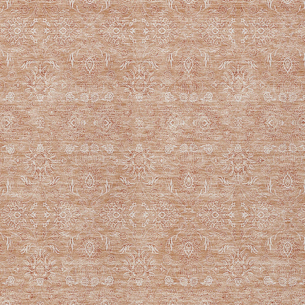 Homeroots 3' Floral Washable Area Rug In Artichoke Green Mint Green & Ivory For Indoor/Outdoor Spaces 8' X 10' Polyester 582341