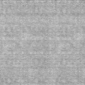 Homeroots 3' Floral Washable Area Rug In Artichoke Green Mint Green & Ivory For Indoor/Outdoor Spaces 5' X 8' Polyester 582345