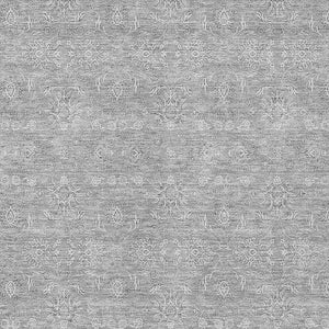 Homeroots 3' Floral Washable Area Rug In Artichoke Green Mint Green & Ivory For Indoor/Outdoor Spaces 8' X 10' Polyester 582347