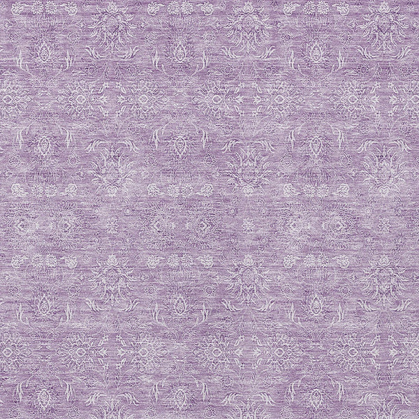 Homeroots 3' Floral Washable Area Rug In Artichoke Green Mint Green & Ivory For Indoor/Outdoor Spaces 9' X 12' Polyester 582360