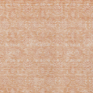 Homeroots 3' Floral Washable Area Rug In Artichoke Green Mint Green & Ivory For Indoor/Outdoor Spaces 5' X 8' Polyester 582363