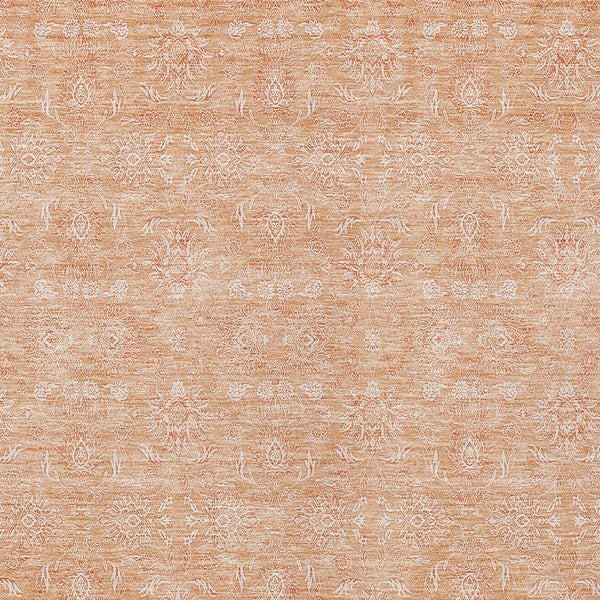 Homeroots 3' Floral Washable Area Rug In Artichoke Green Mint Green & Ivory For Indoor/Outdoor Spaces 5' X 8' Polyester 582363