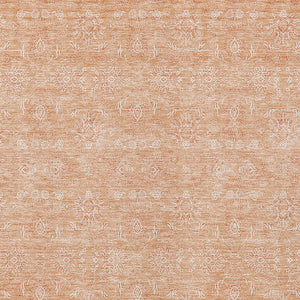 Homeroots 3' Floral Washable Area Rug In Artichoke Green Mint Green & Ivory For Indoor/Outdoor Spaces 8' X 10' Polyester 582365