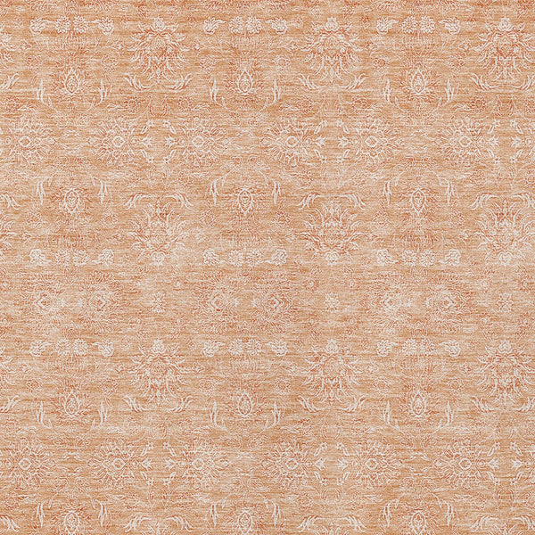 Homeroots 3' Floral Washable Area Rug In Artichoke Green Mint Green & Ivory For Indoor/Outdoor Spaces 8' X 10' Polyester 582365