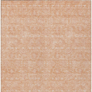 Homeroots 3' Floral Washable Area Rug In Artichoke Green Mint Green & Ivory For Indoor/Outdoor Spaces 9' X 12' Polyester 582366