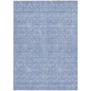 Homeroots 3' Floral Washable Area Rug In Artichoke Green Mint Green & Ivory For Indoor/Outdoor Spaces 5' X 8' Polyester 582369