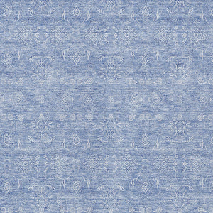 Homeroots 3' Floral Washable Area Rug In Artichoke Green Mint Green & Ivory For Indoor/Outdoor Spaces 8' X 10' Polyester 582371