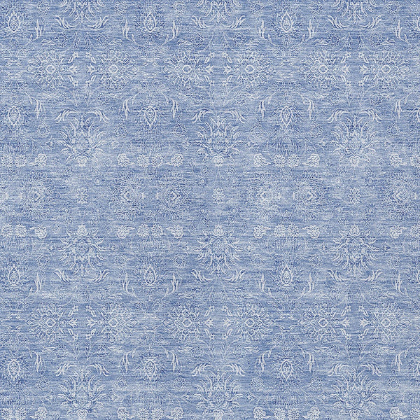 Homeroots 3' Floral Washable Area Rug In Artichoke Green Mint Green & Ivory For Indoor/Outdoor Spaces 8' X 10' Polyester 582371