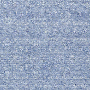 Homeroots 3' Floral Washable Area Rug In Artichoke Green Mint Green & Ivory For Indoor/Outdoor Spaces 9' X 12' Polyester 582372