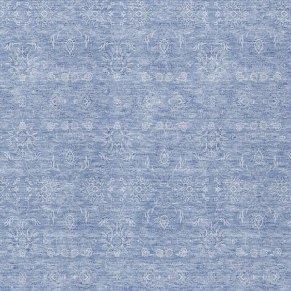 Homeroots 3' Floral Washable Area Rug In Artichoke Green Mint Green & Ivory For Indoor/Outdoor Spaces 9' X 12' Polyester 582372